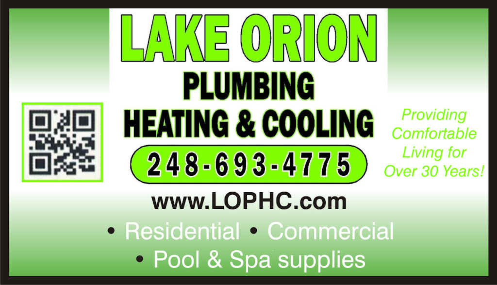 Lake Orion Plumbing Heating & Cooling | 40 Engelwood Dr Suite i, Orion Twp, MI 48359, USA | Phone: (248) 693-4775