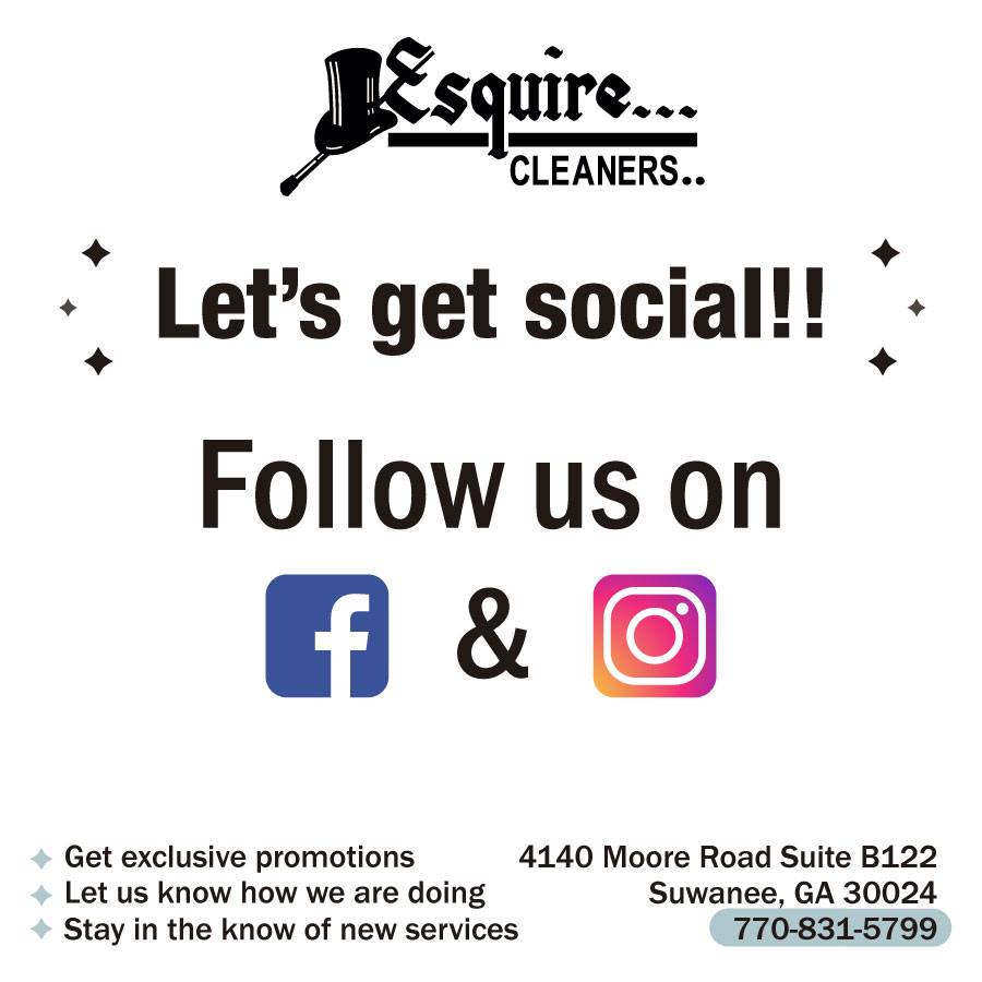 Esquire Cleaners | 4140 Moore Rd Suite B122, Suwanee, GA 30024 | Phone: (770) 831-5799