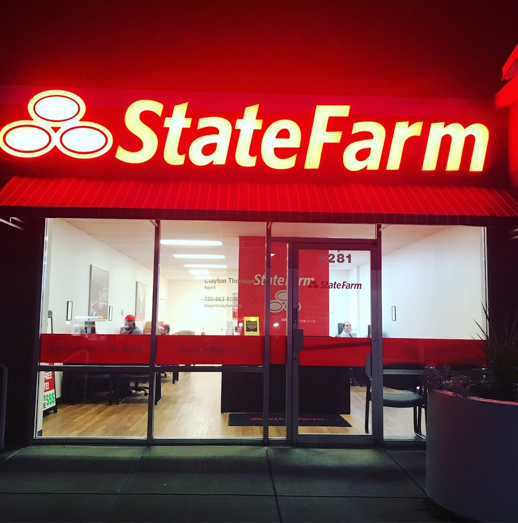 Clayton Thomson - State Farm Insurance Agent | 2281 S Peoria St, Aurora, CO 80014, USA | Phone: (720) 863-8186