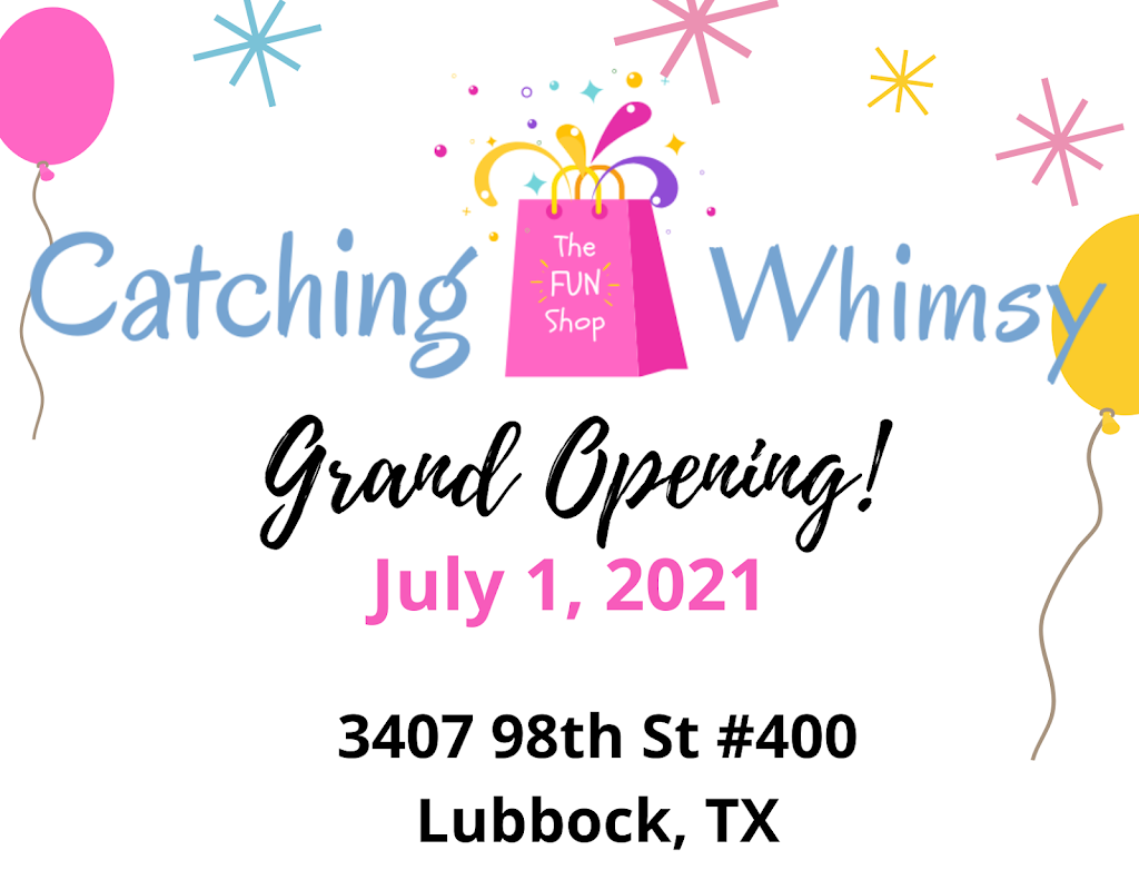 Catching Whimsy | 3407 98th St Suite 400, Lubbock, TX 79423, USA | Phone: (806) 993-5088