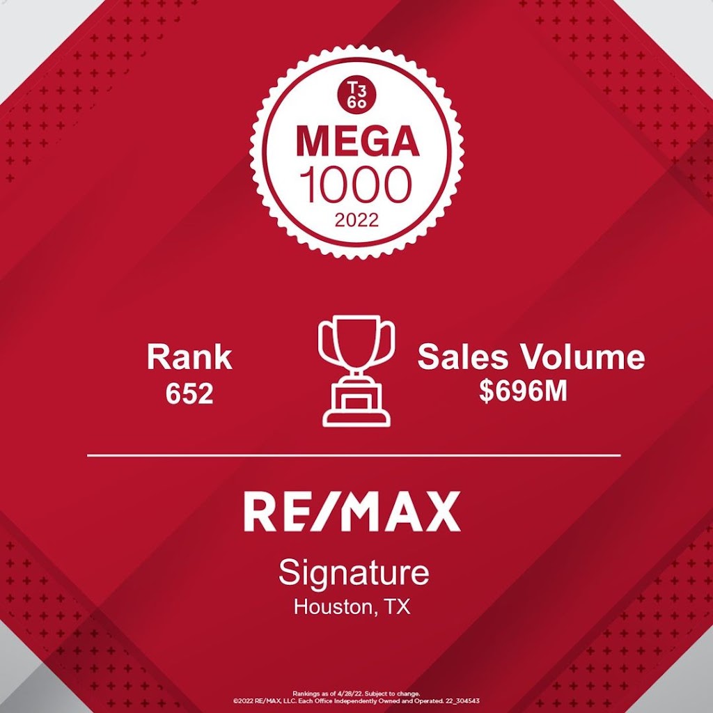 RE/MAX Signature - Katy | 1411 Avenue A, Katy, TX 77493, USA | Phone: (832) 913-6937