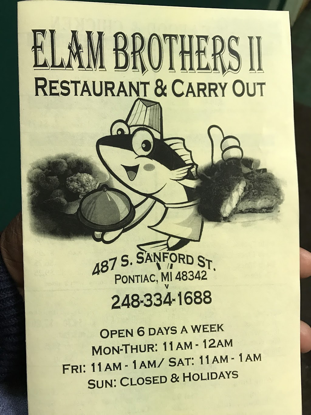 Elam Brothers II | 487 S Sanford St, Pontiac, MI 48341, USA | Phone: (248) 334-1688