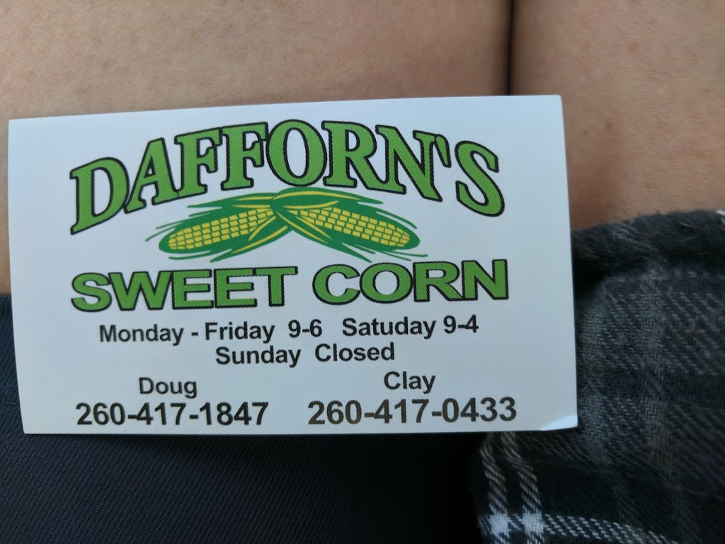 Dafforns Sweet Corn | 1616 E 1200 N, Yoder, IN 46798, USA | Phone: (260) 417-1847