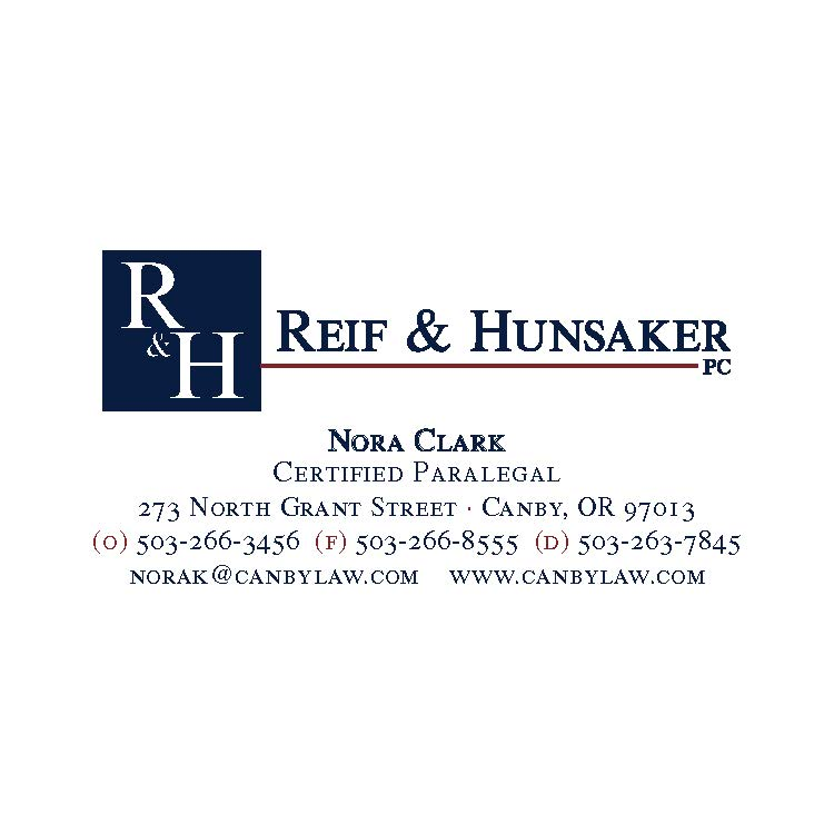 Reif & Hunsaker, P.C. | 273 N Grant St, Canby, OR 97013, USA | Phone: (503) 266-3456