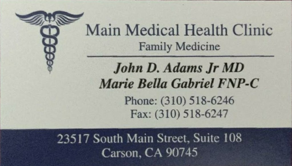 Canlas Maria C MD | 23517 S Main St #108, Carson, CA 90745, USA | Phone: (310) 518-6246