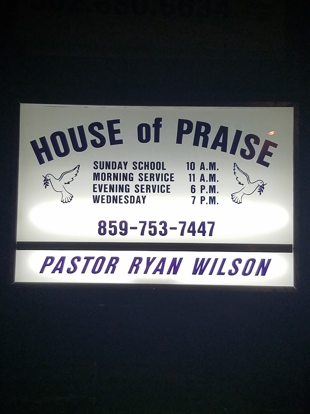House of Praise | Lawrenceburg, KY 40342, USA | Phone: (859) 753-7447