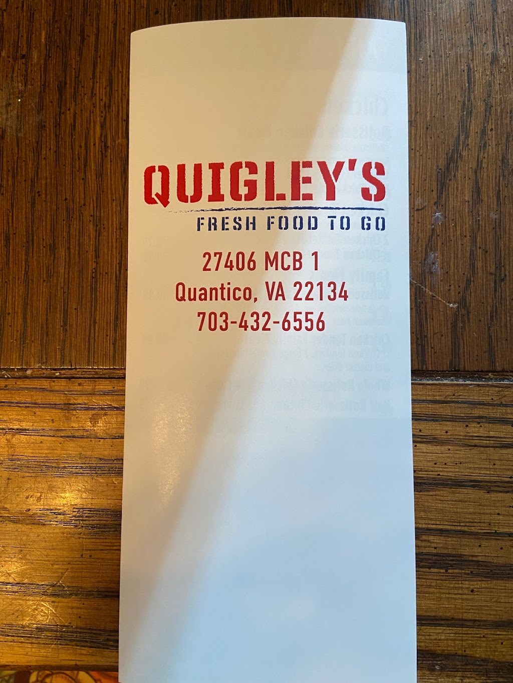 Quigleys | 27402 Hot Patch Rd, Stafford, VA 22554, USA | Phone: (703) 432-6556