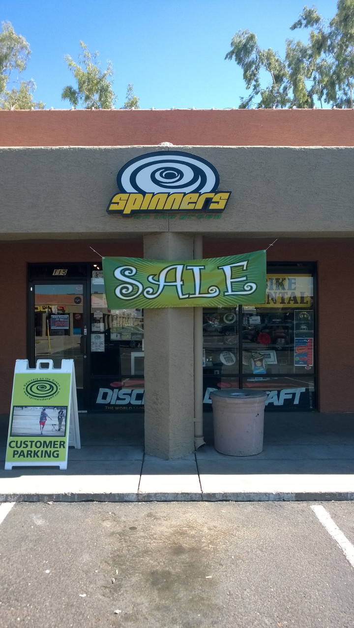 Spinners on the Green - Disc Golf Store | 7607 E McDowell Rd Ste 115, Scottsdale, AZ 85257, USA | Phone: (480) 941-2513