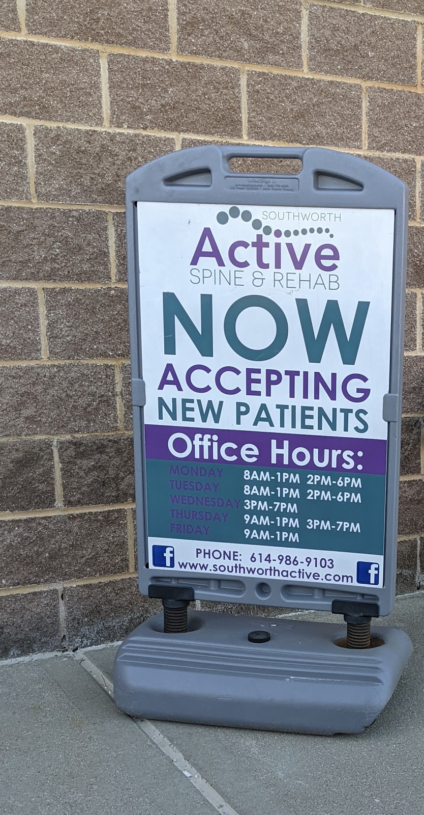 Southworth Active Spine & Rehab | 193 W Schrock Rd, Westerville, OH 43081, USA | Phone: (614) 986-9103