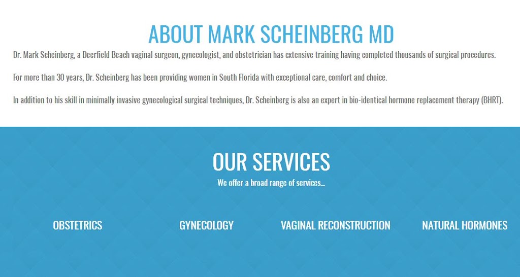 Dr. Scheinberg ObGyn - Vaginoplasty & Labiaplasty | 2345 W Hillsboro Blvd #106, Deerfield Beach, FL 33442 | Phone: (754) 225-5192