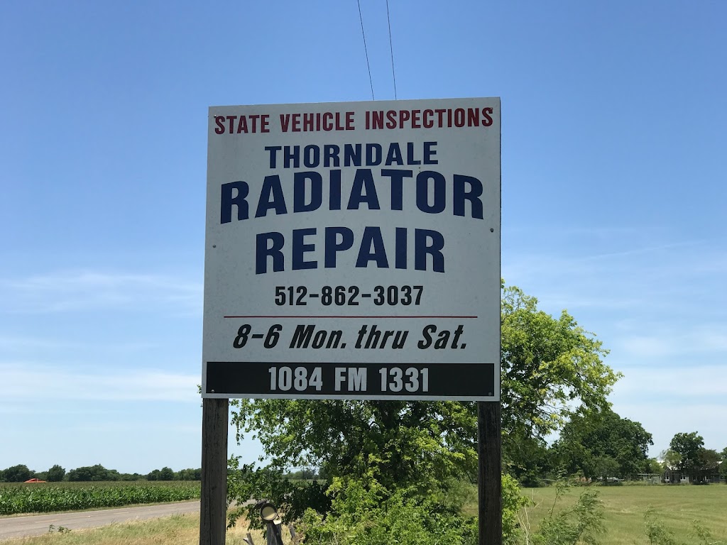 Thorndale Radiator Repair and Vehicle Inspection | 1084 FM1331, Thorndale, TX 76577, USA | Phone: (512) 862-3037