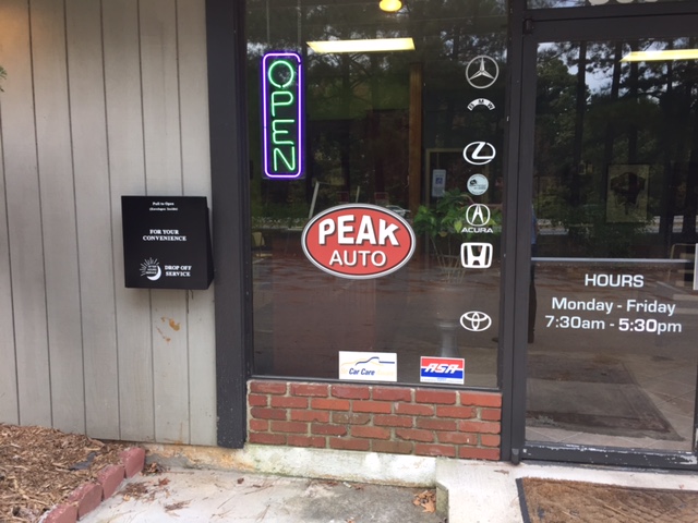 Peak Auto | 833 US-64, Apex, NC 27523, USA | Phone: (919) 363-8589