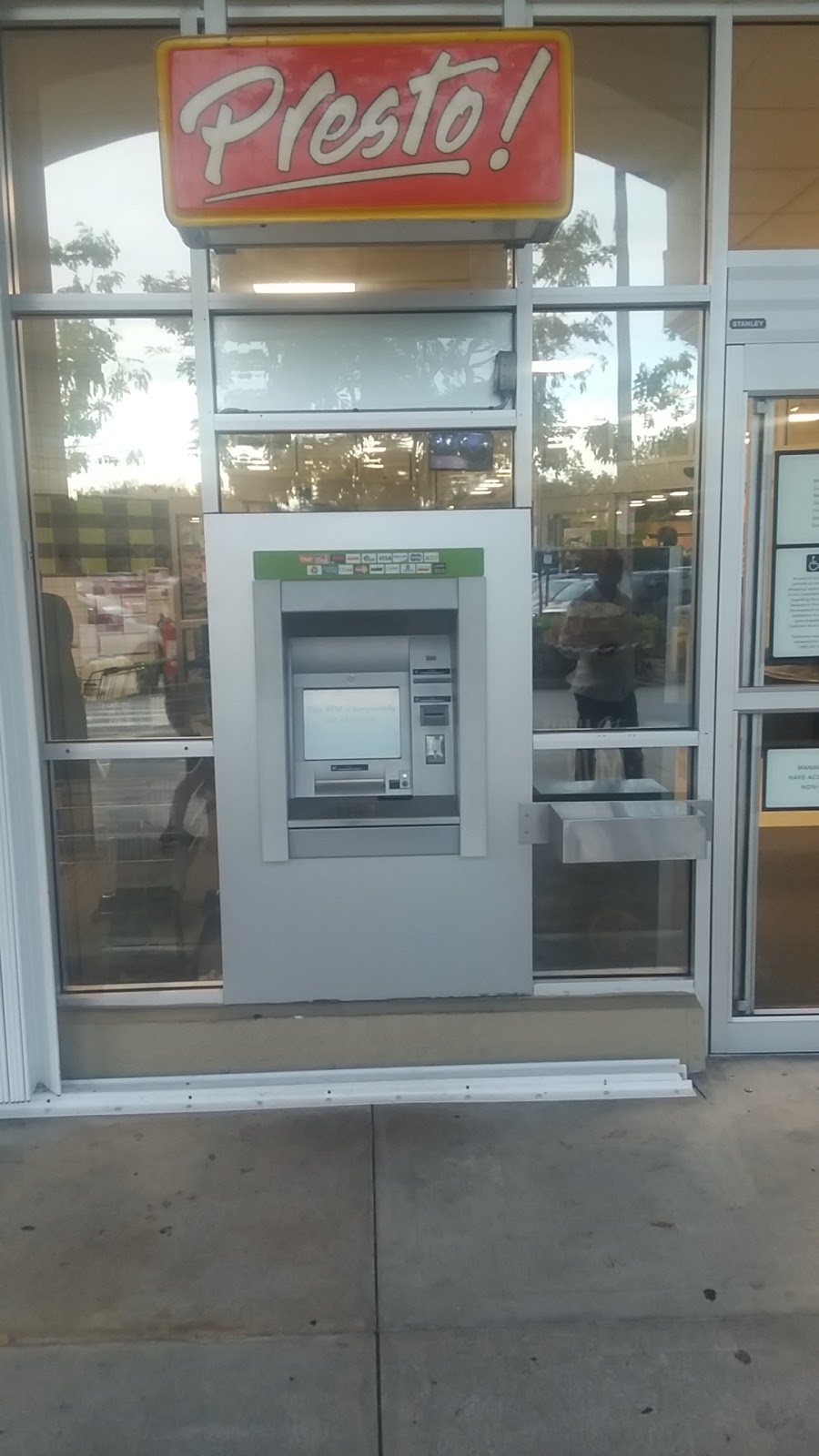 Presto! ATM at Publix Super Market | 14375 Miramar Pkwy, Miramar, FL 33027, USA | Phone: (863) 688-1188