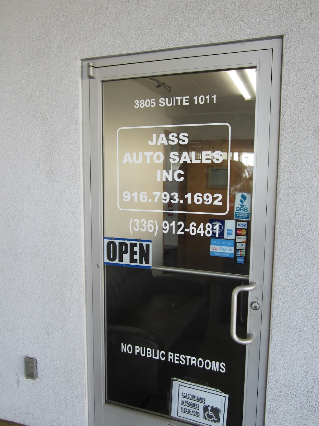 Jass Auto Sales inc | 3805 Florin Rd STE 1011, Sacramento, CA 95823, USA | Phone: (916) 793-1692