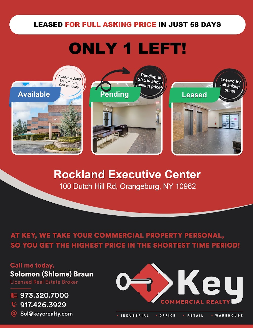 KEY COMMERCIAL REALTY CORP | 1405 N Broad St Suite 201, Hillside, NJ 07205, USA | Phone: (973) 320-7000