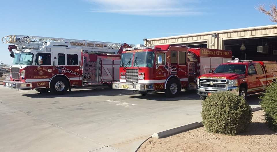 Arizona City Fire District | 14022 Sunland Gin Rd, Arizona City, AZ 85123, USA | Phone: (520) 466-5542