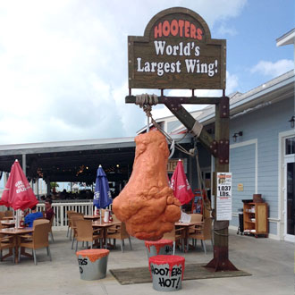 Hooters | 192 Johns Pass, Boardwalk Pl W, Madeira Beach, FL 33708, USA | Phone: (727) 797-4668