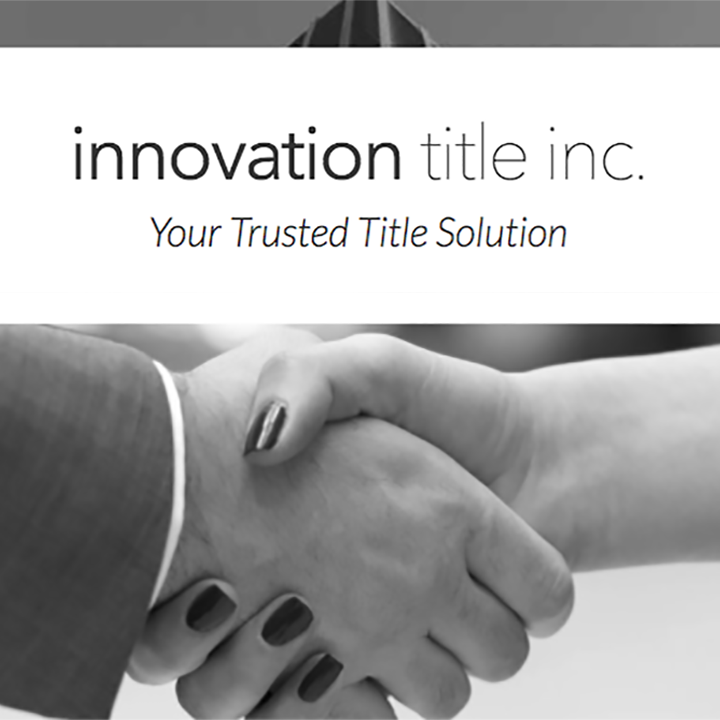 Innovation Title, Inc. | 198 US-9 Ste 101, Manalapan Township, NJ 07726, USA | Phone: (732) 982-2110