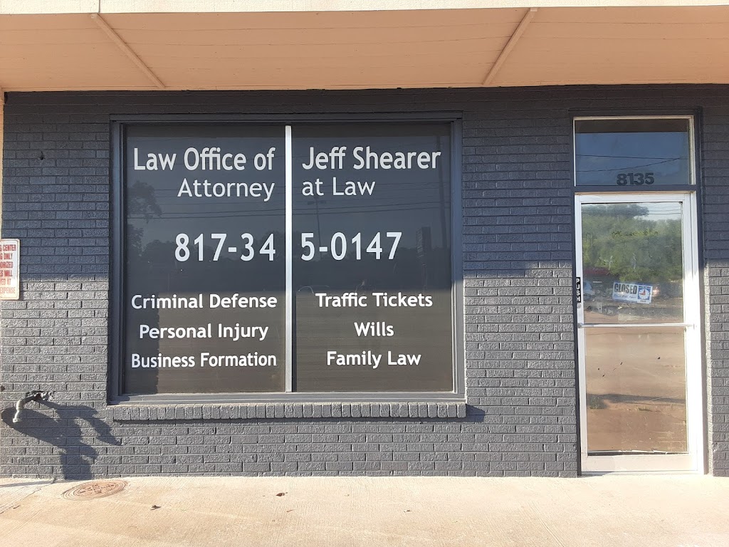 Law Office of Jeff Shearer PLLC | 1600 Crossland Rd Suite 101, Granbury, TX 76048, USA | Phone: (817) 345-0147