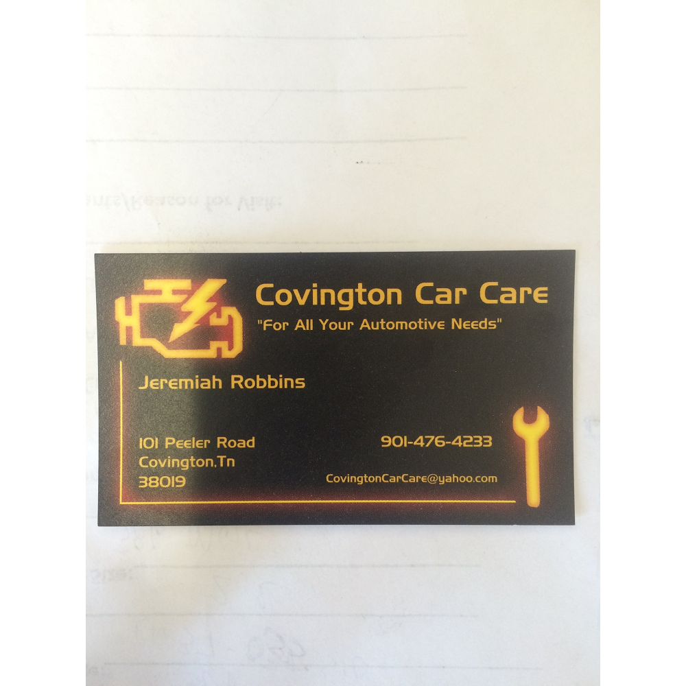Covington Car Care | 101 Peeler Rd, Covington, TN 38019, USA | Phone: (901) 476-4233