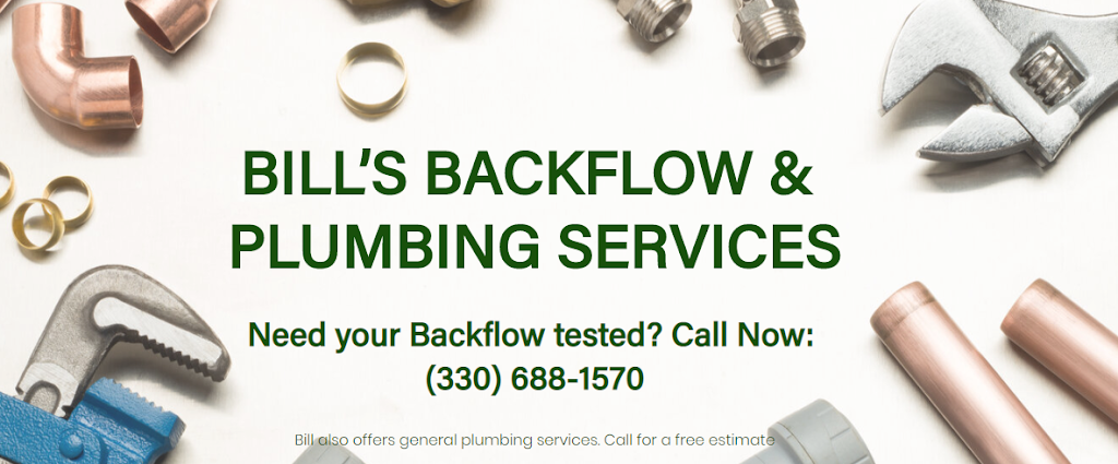 Bills Backflow & Plumbing Services | 2288 Samira Rd, Stow, OH 44224, USA | Phone: (330) 688-1570
