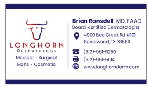 Brian Ransdell, MD | 4900 Bee Creek Rd Suite 101, Spicewood, TX 78669, USA | Phone: (512) 961-5250