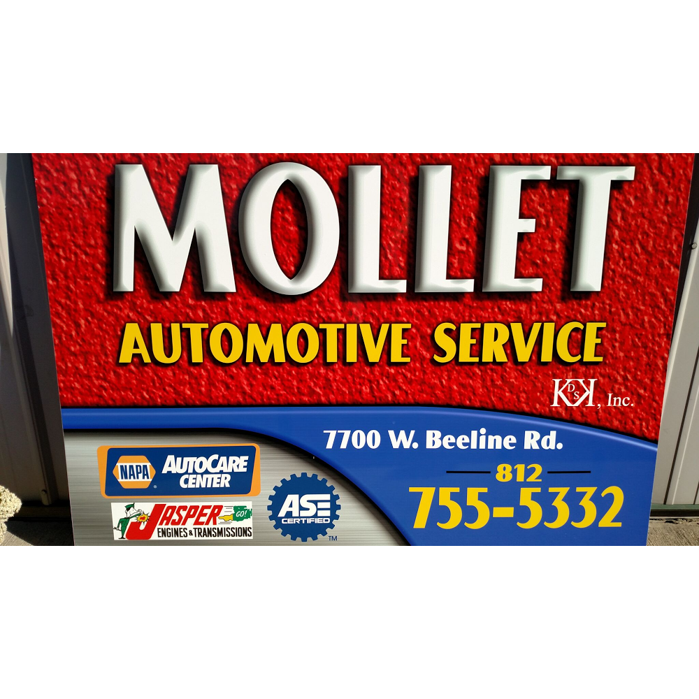 Mollet Automotive Service | 7700 W Bee Line Rd, Salem, IN 47167, USA | Phone: (812) 755-5332