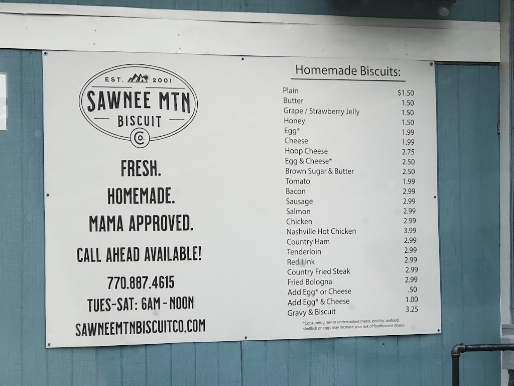 Sawnee Mountain Biscuit Co. | 104 13th St, Cumming, GA 30040 | Phone: (770) 887-4615