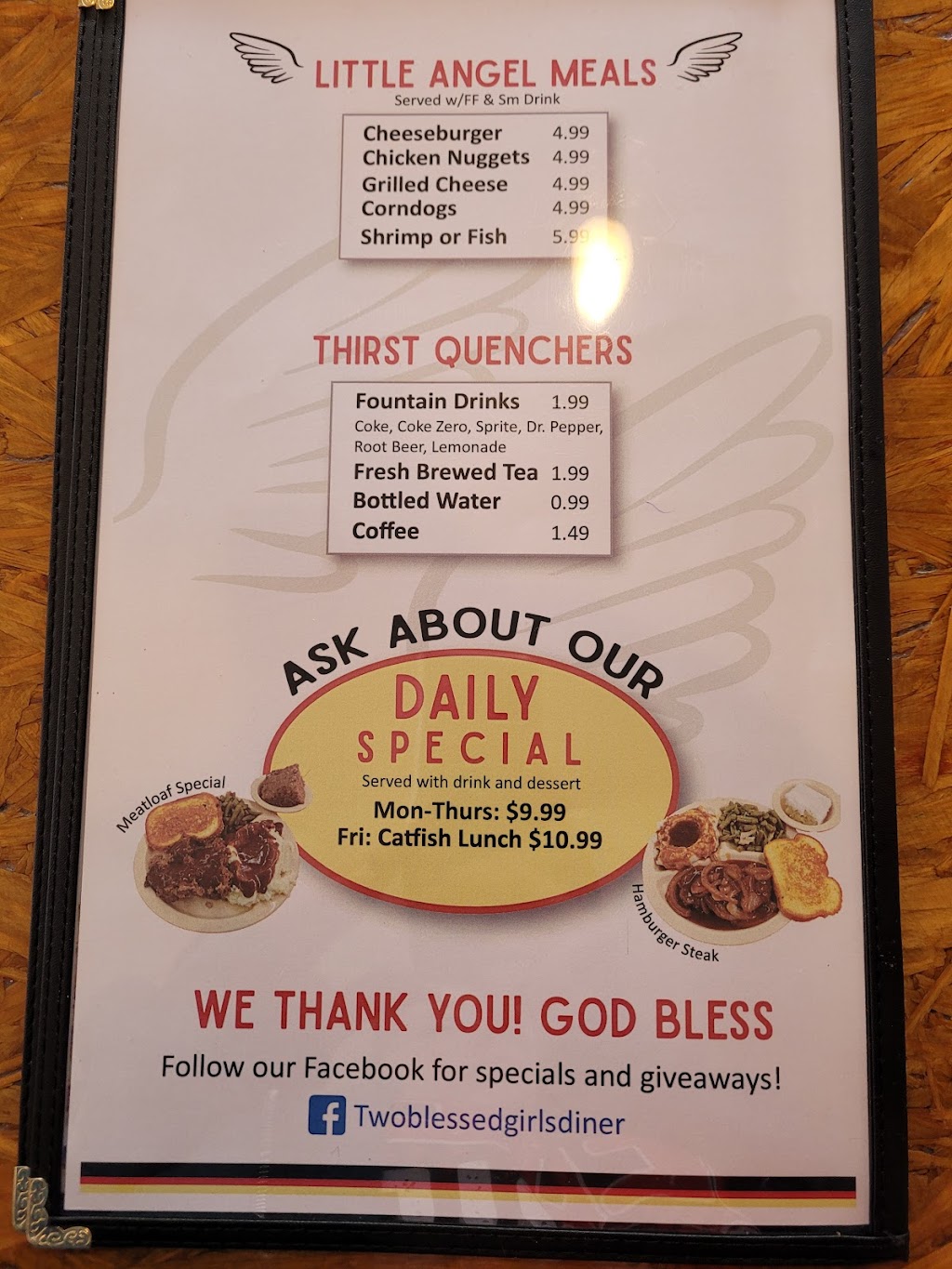 Two Blessed Girls Diner | 64579 LA-3081, Pearl River, LA 70452, USA | Phone: (985) 250-9399