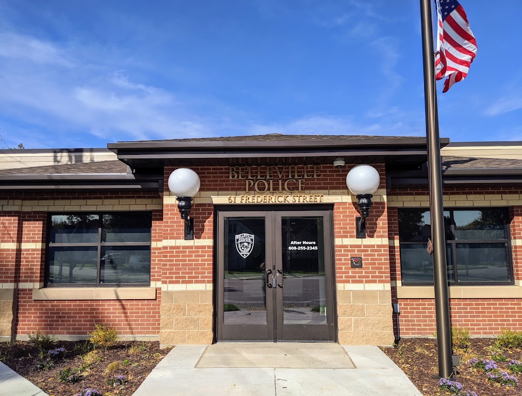 Belleville Police Department | 61 Frederick St, Belleville, WI 53508, USA | Phone: (608) 424-3129