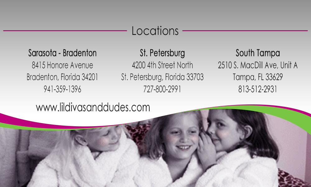Lil Divas and Dudes Salon & Day Spa | 8415 Honore Ave, Bradenton, FL 34201, USA | Phone: (941) 359-1396