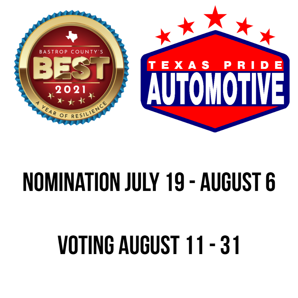 Texas Pride Automotive | 867 N, State Hwy 95, Bastrop, TX 78602, USA | Phone: (512) 321-4600