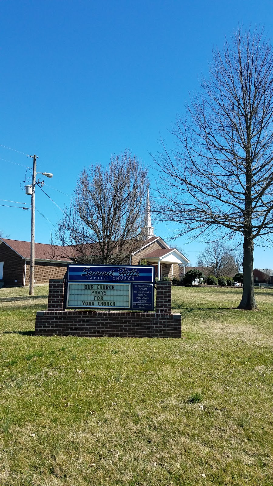 Summit Hills Baptist Church | 4507 Summers Dr, Louisville, KY 40229, USA | Phone: (502) 957-5161