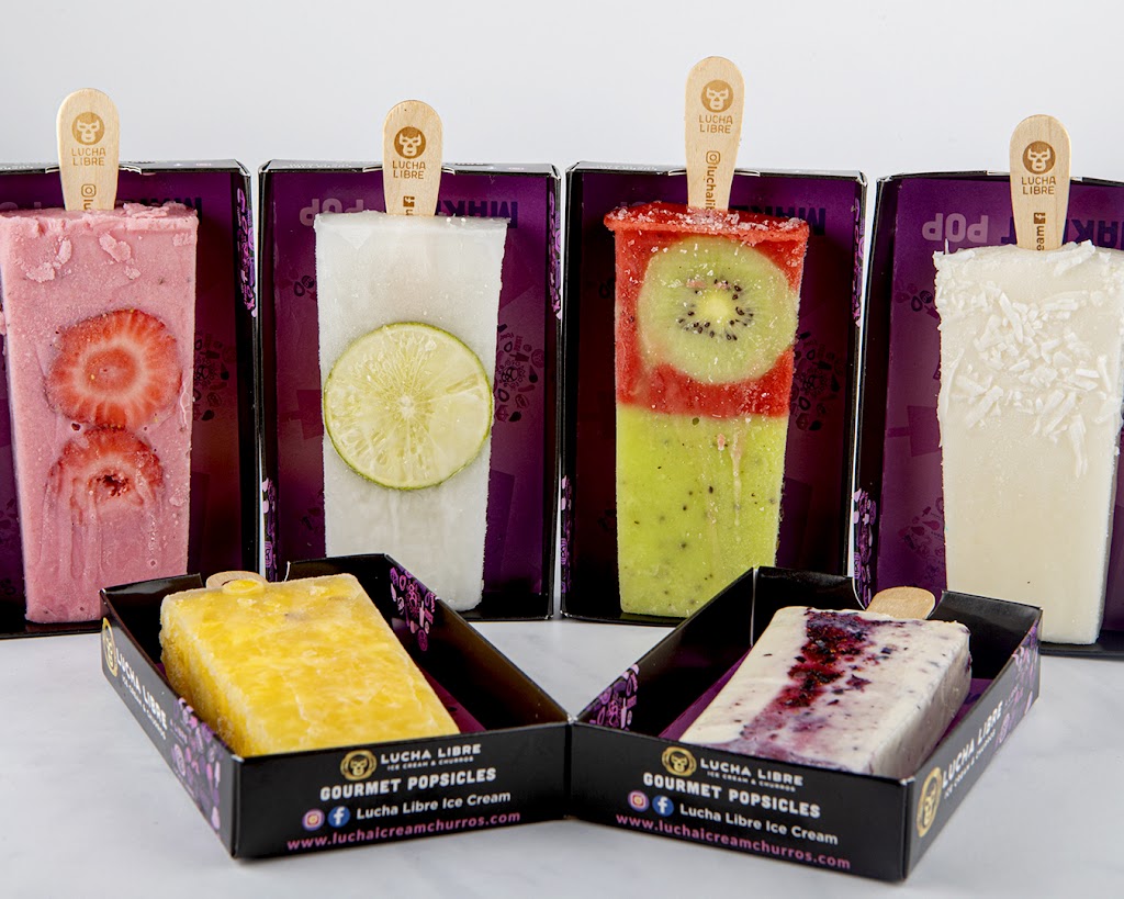 Lucha Libre Ice Cream & Churros | 4925 W Market St UNIT 1100, Greensboro, NC 27407, USA | Phone: (336) 907-7086