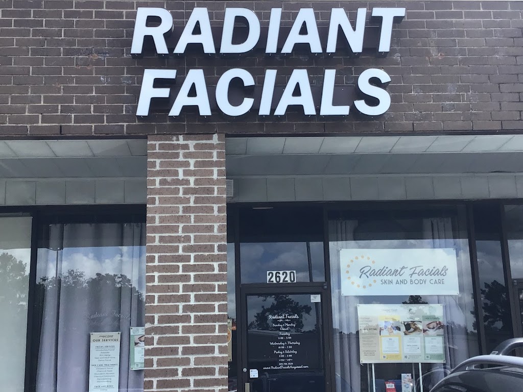 Radiant Facials | 2620 Chestnut Ridge Rd, Kingwood, TX 77339, USA | Phone: (979) 733-1760