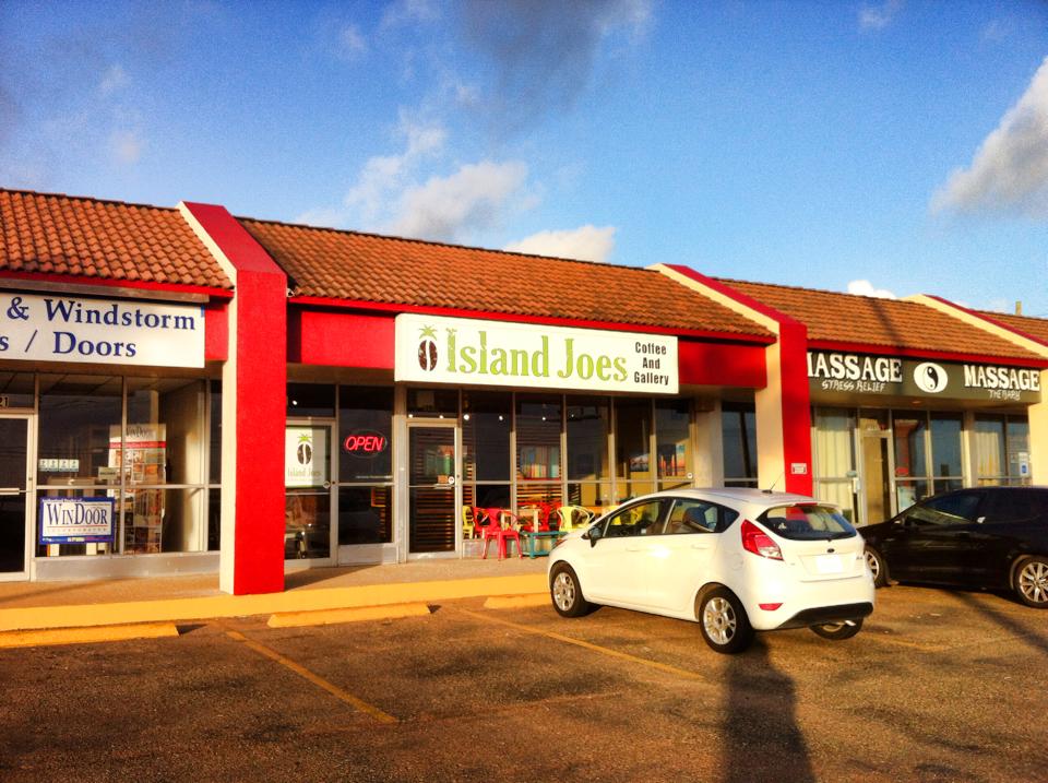 Island Joes Coffee and Gallery | 14829 S Padre Island Dr, Corpus Christi, TX 78418, USA | Phone: (361) 867-1276