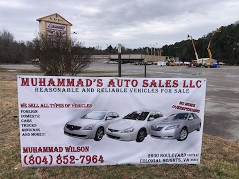 Muhammads Auto Sales | 2600 Boulevard Suite B, Colonial Heights, VA 23834, USA | Phone: (804) 852-7964