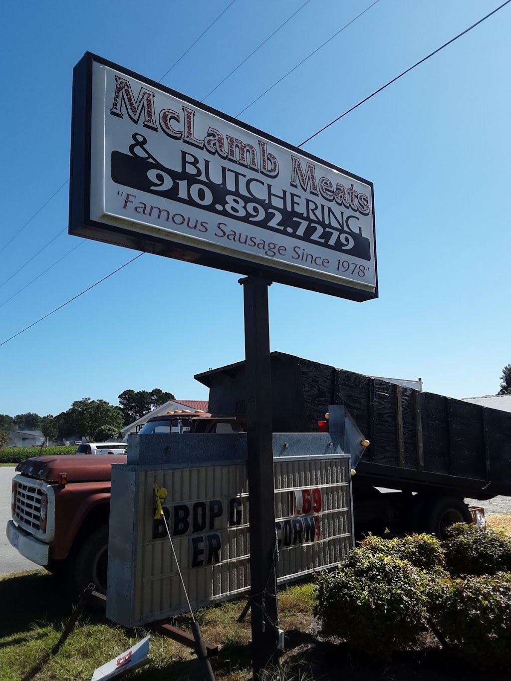 Gale McLambh Meats & Butchrng | 4216 US-301, Dunn, NC 28334, USA | Phone: (910) 892-7279