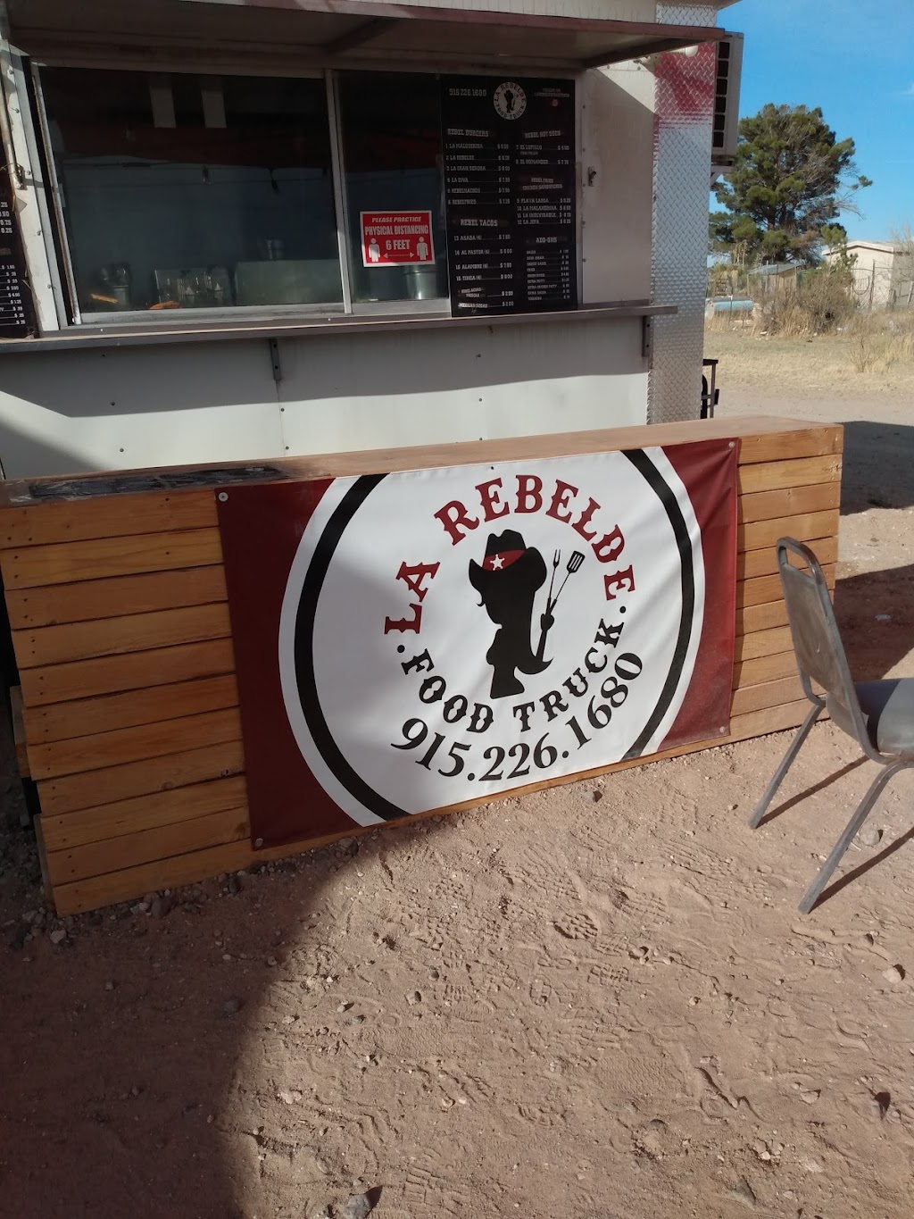 La Rebelde Food Truck | 90 E Lisa Dr, Chaparral, NM 88081, USA | Phone: (915) 226-1680