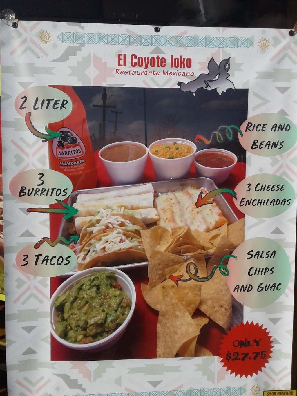 El Coyote Loko | 34718 Plymouth Rd, Livonia, MI 48150, USA | Phone: (734) 744-4179