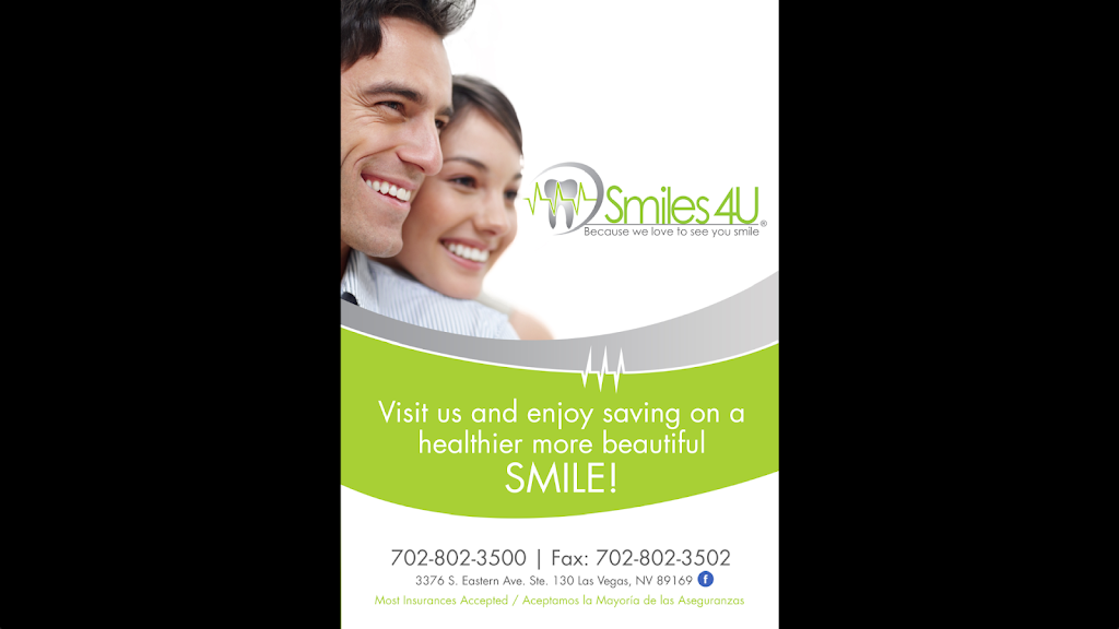 Smiles 4U Dental | 3211 S Eastern Ave, Las Vegas, NV 89169, USA | Phone: (702) 802-3500