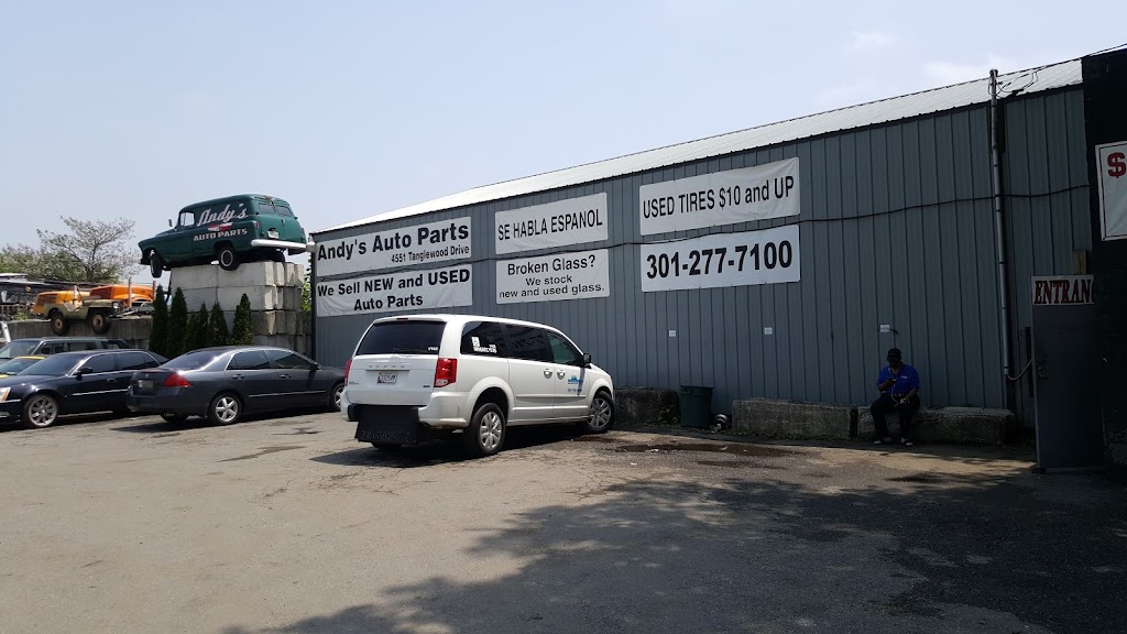 Andys Used Auto Parts | 4551 Tanglewood Dr, Bladensburg, MD 20710, USA | Phone: (301) 277-7100