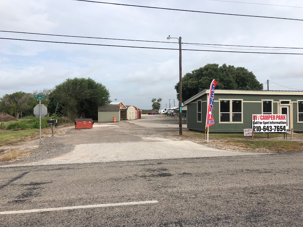 JAVLET RV/Camper park | 2169 Highway 77, business, Robstown, TX 78380, USA | Phone: (210) 643-7654