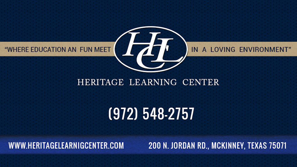 Heritage Learning Center | 200 Jordan Rd, McKinney, TX 75071, USA | Phone: (972) 548-2757