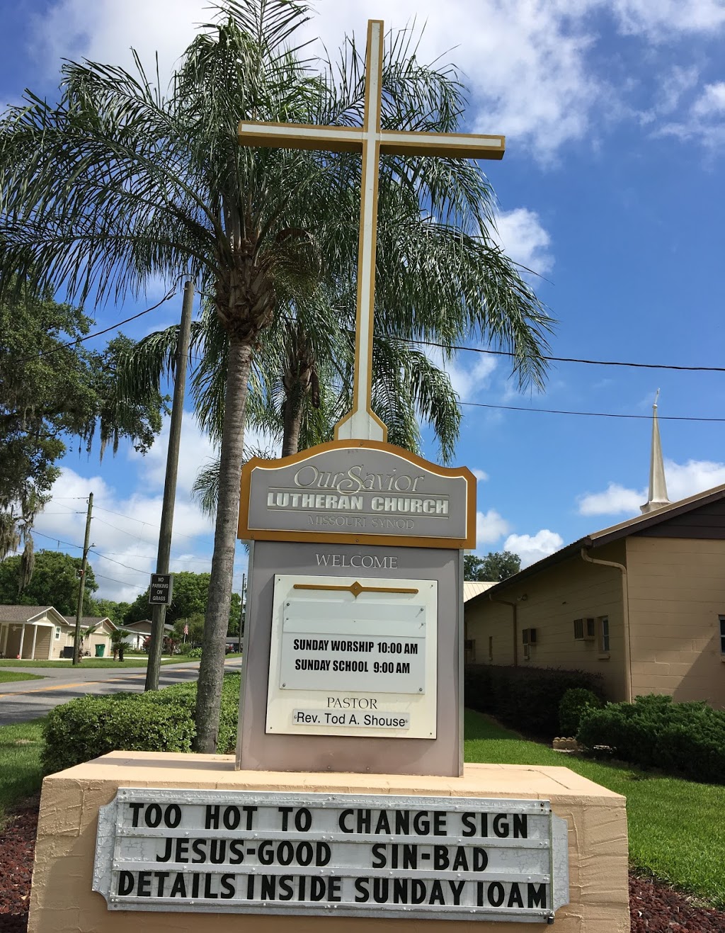 Our Savior Lutheran Church | 5626 20th St, Zephyrhills, FL 33542, USA | Phone: (813) 782-1369
