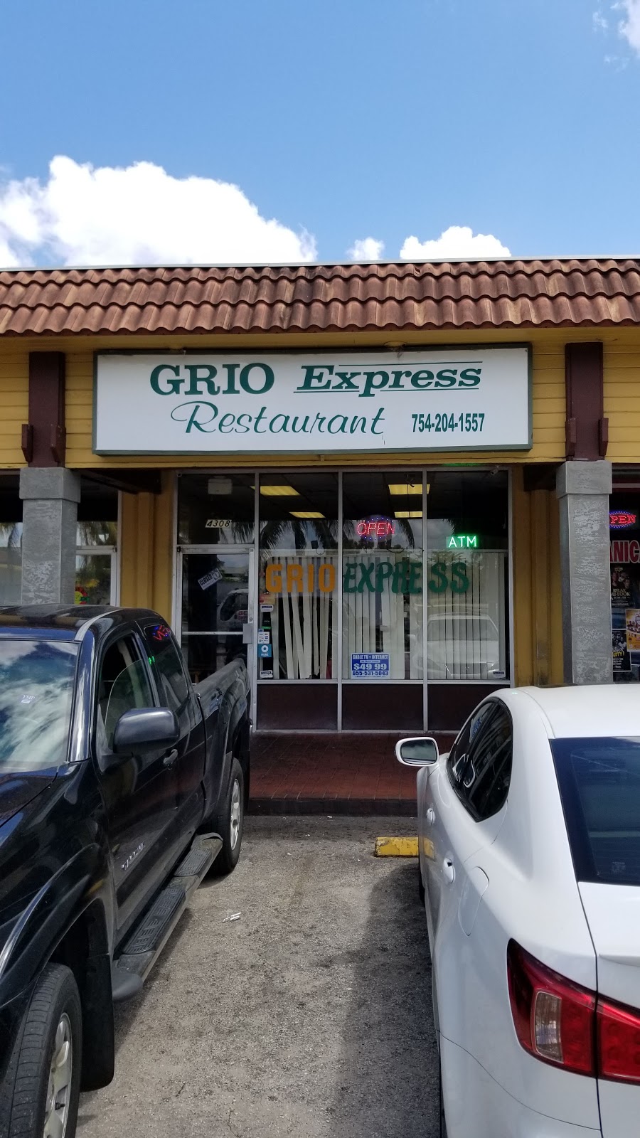 Grio Express Restaurant | 4308 FL-7, Lauderdale Lakes, FL 33319, USA | Phone: (754) 204-1557