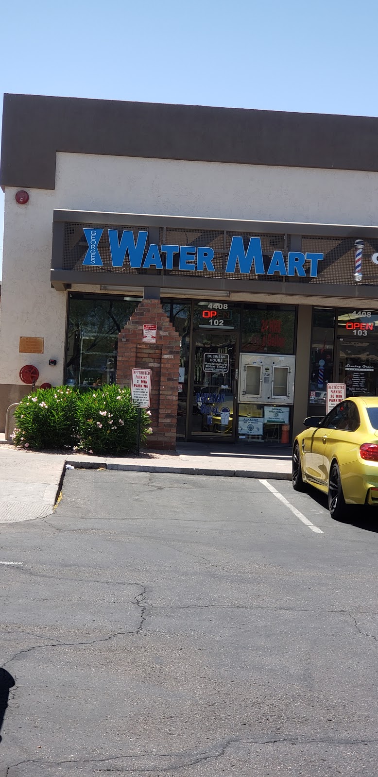 Water Mart | 4408 N Miller Rd #102, Scottsdale, AZ 85251, USA | Phone: (480) 949-2063