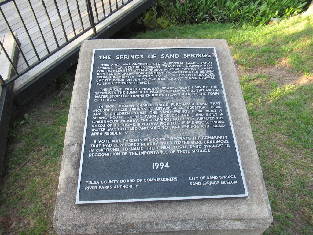 Sand Springs Rotary Centennial Park | Adams Rd & Katy Trail, Sand Springs, OK 74063, USA | Phone: (918) 246-2500