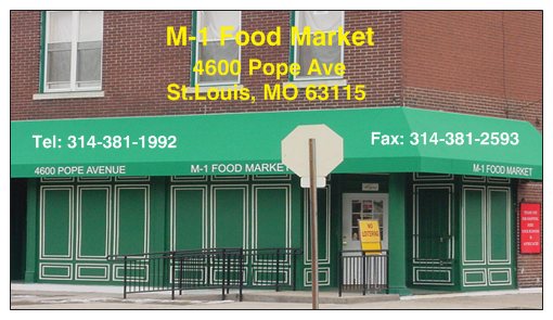 M-1 Food Market | 4600 Pope Ave, St. Louis, MO 63115, USA | Phone: (314) 381-1992