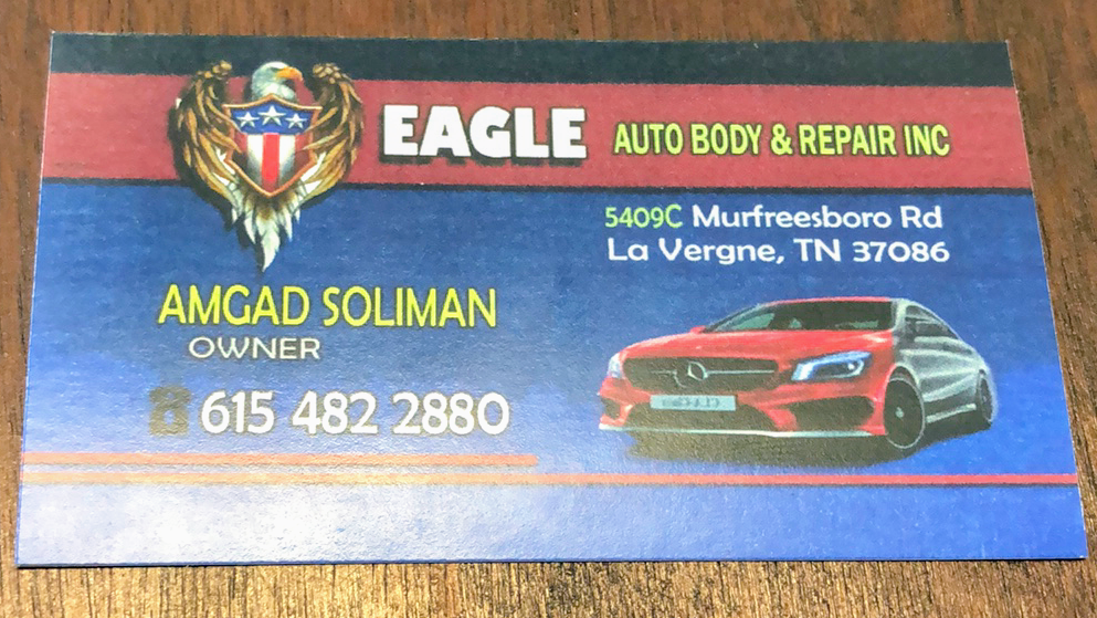 Eagle Auto Body & Repair INC | 5409C Murfreesboro Rd, La Vergne, TN 37086, USA | Phone: (615) 482-2880